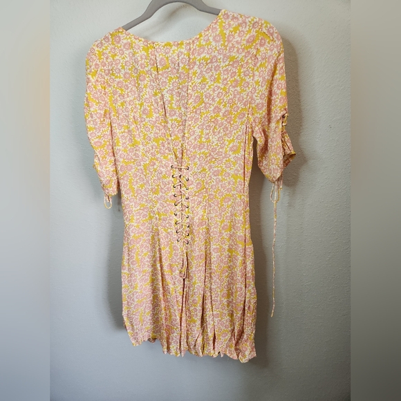 Free People laced up mini dress - Picture 2 of 6